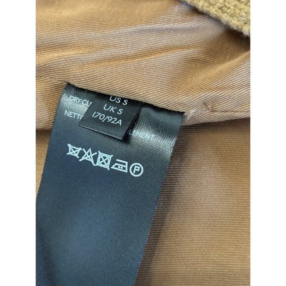 FREE PEOPLE Long Faux Mongolian Fur Cardigan Sweater Coat Coatigan Size S Shag - Picture 13 of 16